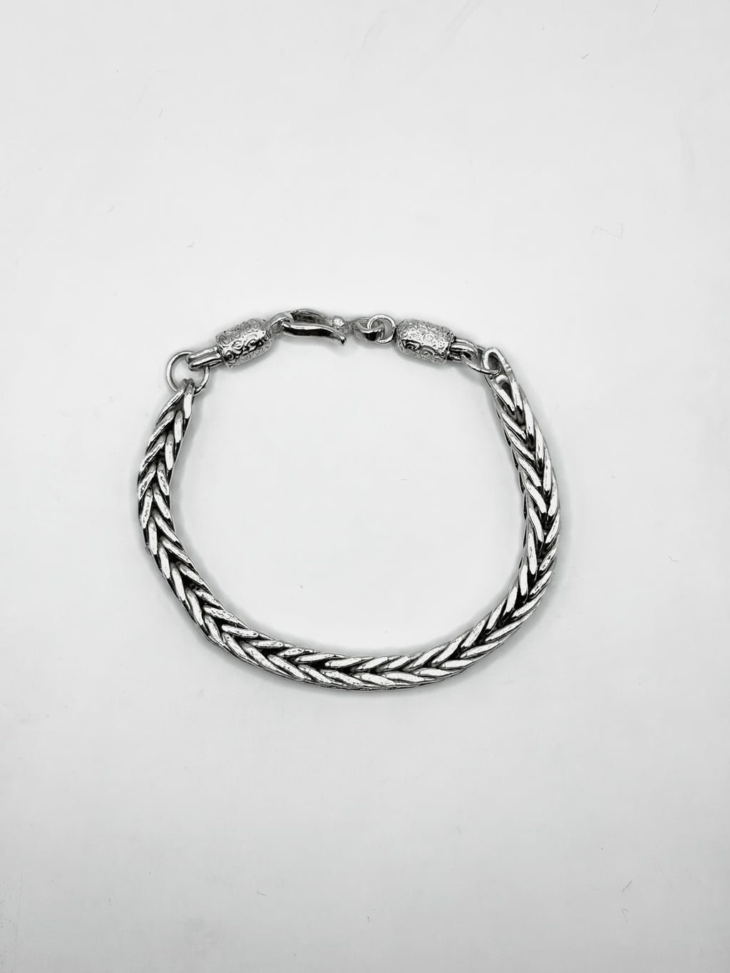 Handmade Foxtail Bracelet, .925 Sterling Silver