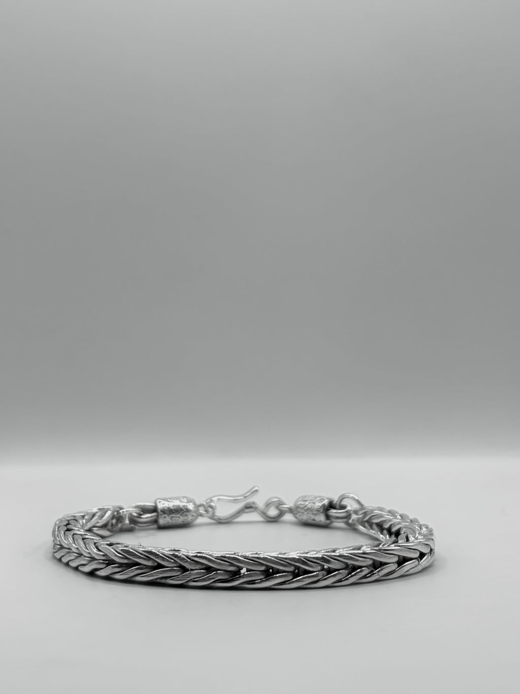 Handmade Foxtail Bracelet, .925 Sterling Silver